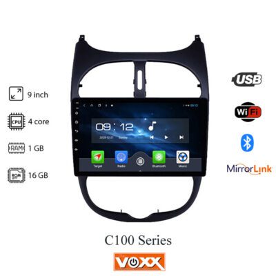 مانیتور مدل c100 پژو ۲۰۶