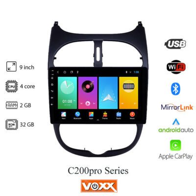 مانیتور 206 فابریکی مدل c200