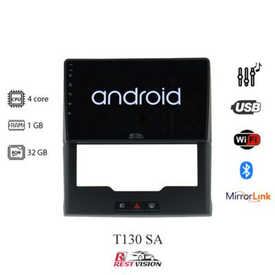مانیتور پراید 111 برند رست ویژن مدل T130 SA