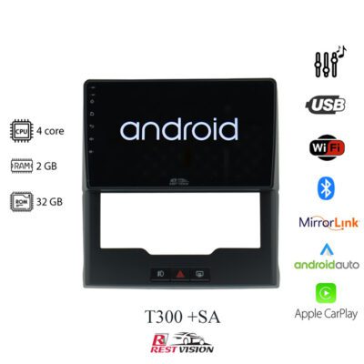 مانیتور پراید 111 برند رست ویژن مدل T300+SA