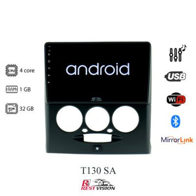 مانیتور پراید 131 و 132 برند رست ویژن مدل T130 SA