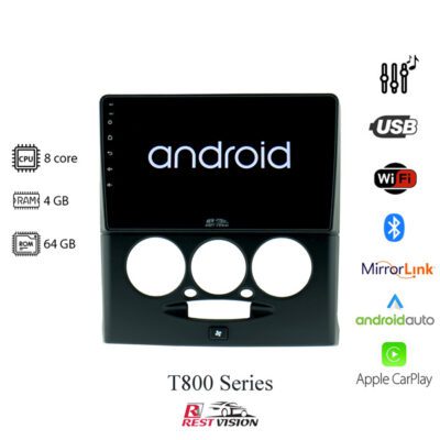 مانیتور پراید 131 و 132 برند رست ویژن مدل T800
