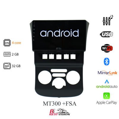مانیتور رانا و رانا پلاس برند رست ویژن مدل MT300+FSA